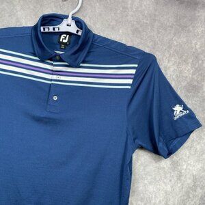 FootJoy Polo Shirt Mens Large Blue Casual Outdoor Golf Beach Grandover